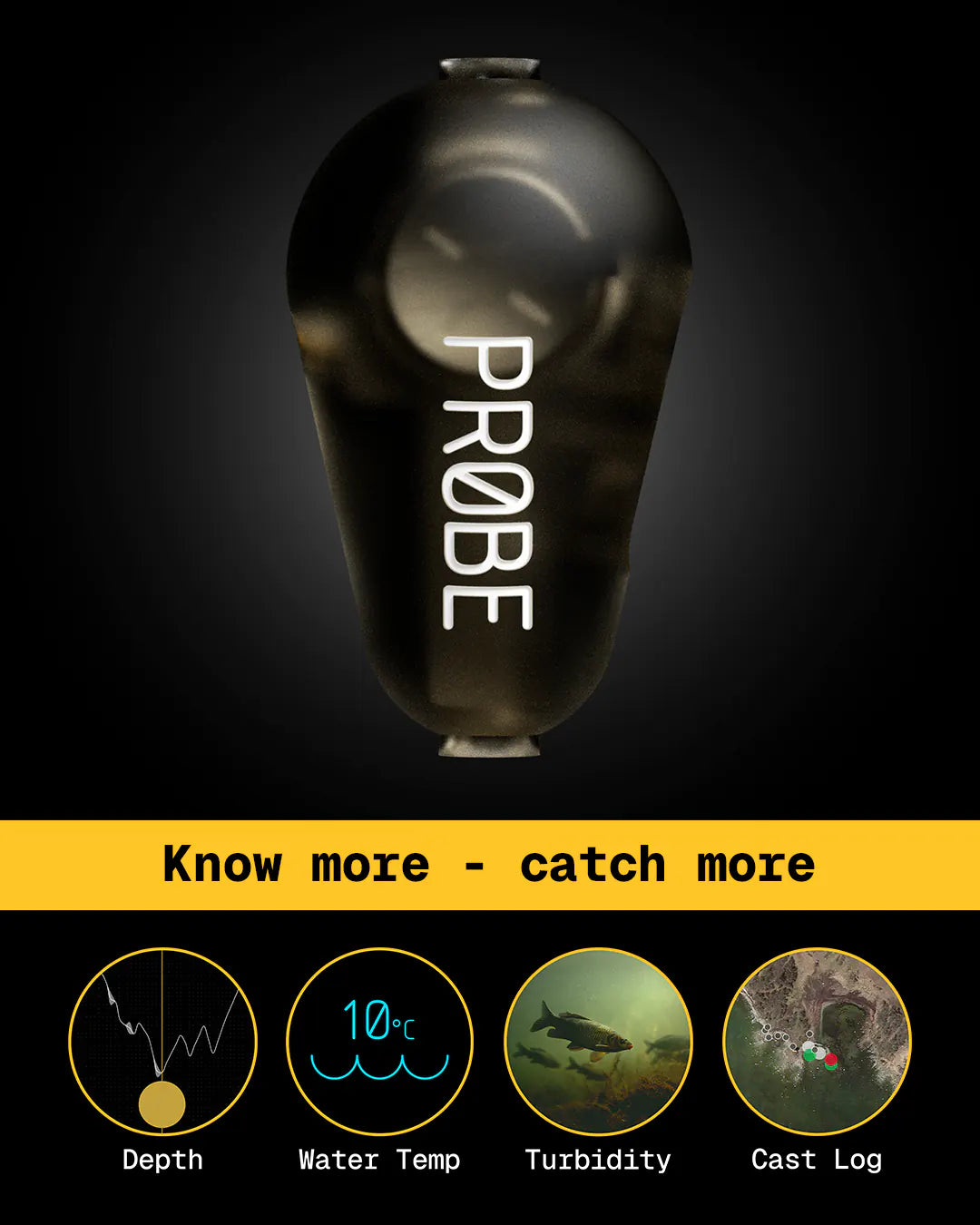 Probe Fishing  - Depth - Water Temp - Turbiidity